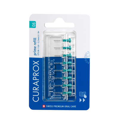 Mellanrumsborstar CPS 06 prime, turkos 8-pack
