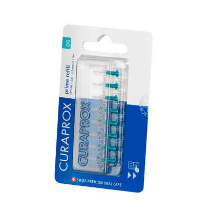 Mellanrumsborstar CPS 06 prime, turkos 8-pack